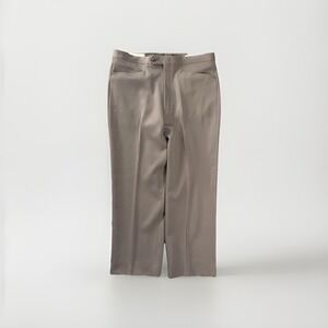 Vtg Sansabelt Dress Pants Mens Size 38x28 Pleated Brown Straight Leg Baggy Y2K